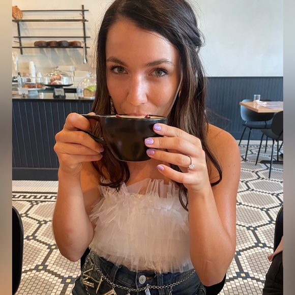 Altar’d State Tulle Ruffle Top - Picture 3 of 4